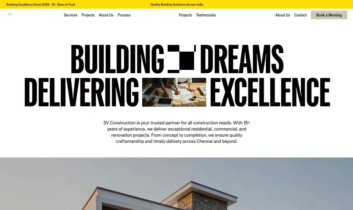 Construction Company Website